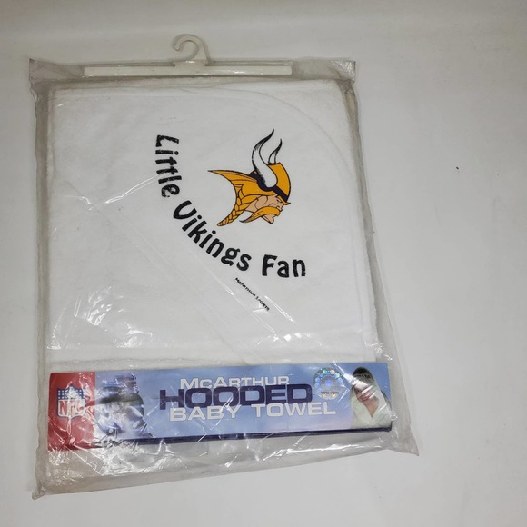NEW McArthur Minnesota Vikings Hooded Baby Towel MA3 - Picture 1 of 3